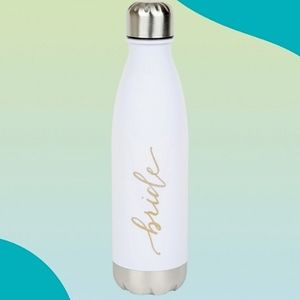 🔴NWOT 'Bride' Water Bottle (17 oz., White)